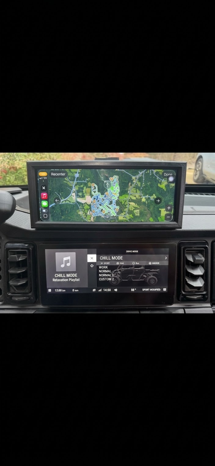 Can-am hd11 CarPlay dash mount